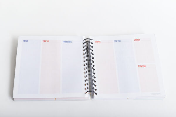 Agenda pasta blanda engargolada